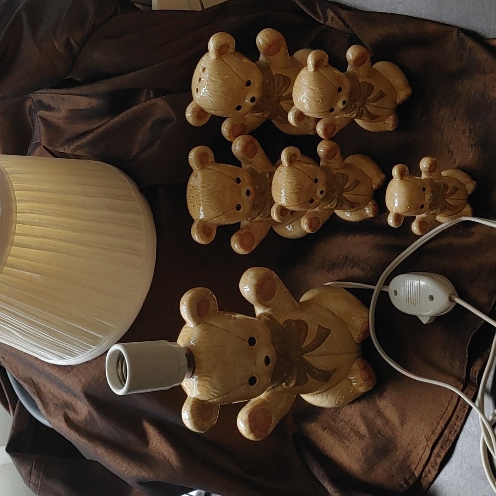 Vintage Infant Light And Powder Set - Picture 1 of 13